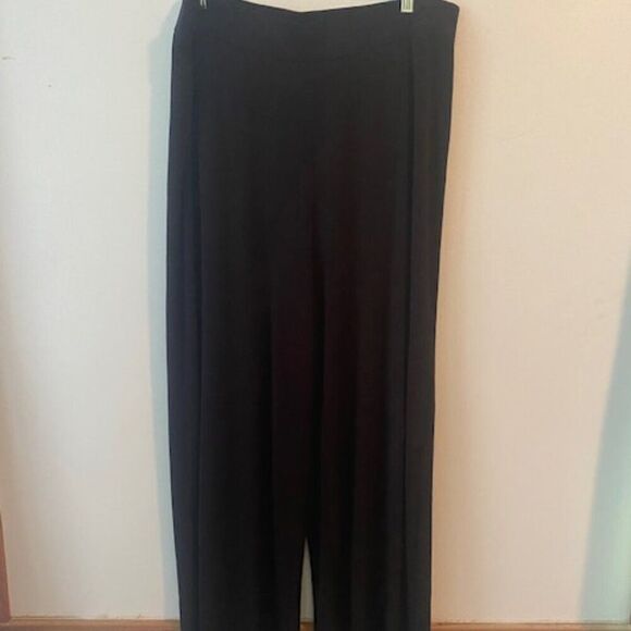 JM Collection Black Wide leg pants, size XL - Picture 1 of 3